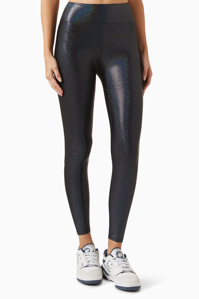 

Marvel Leggings in Metallic-nylon, Black