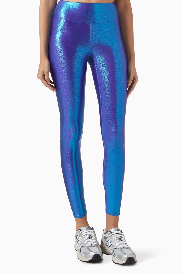 

Marvel Leggings in Metallic-nylon, Blue