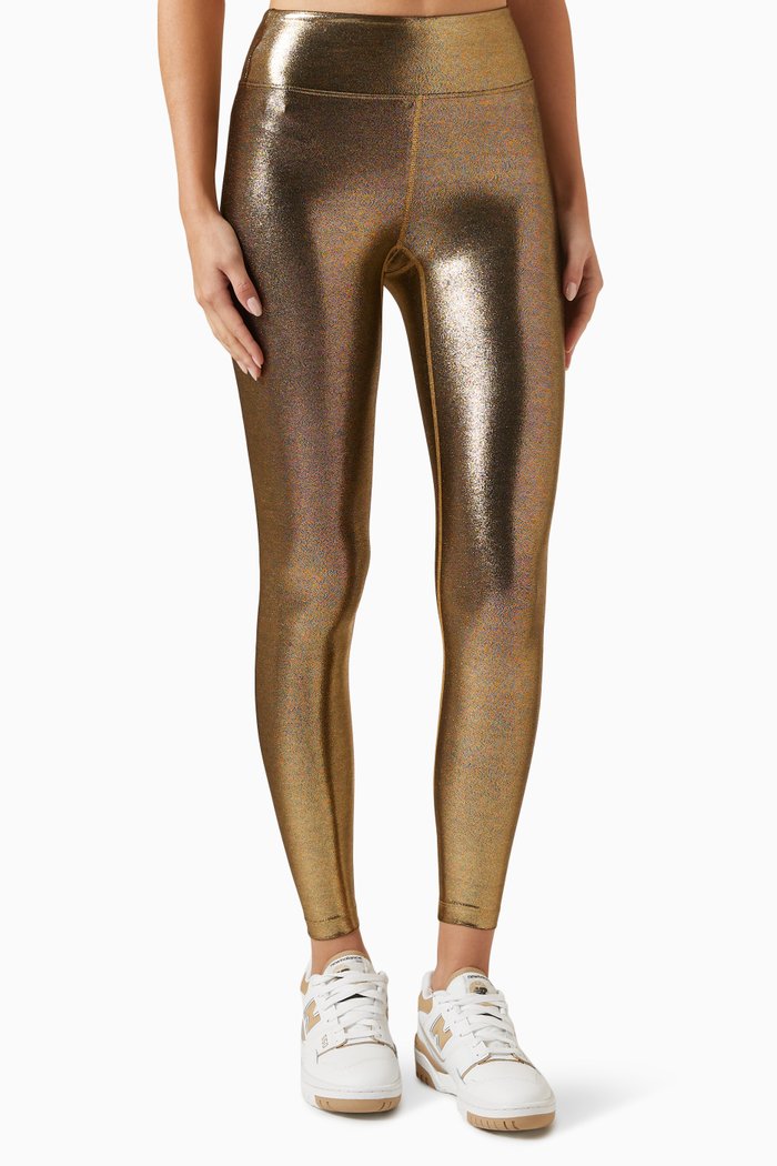

Marvel Leggings in Metallic-nylon, Gold