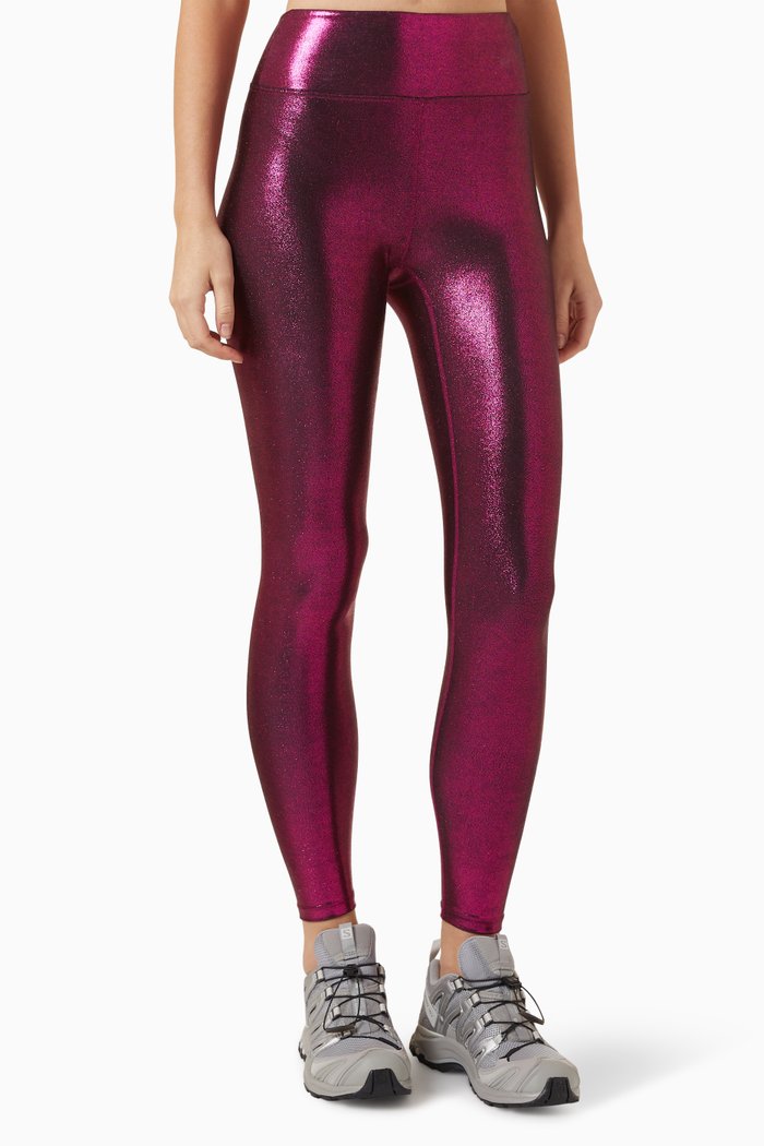 

Marvel Leggings in Metallic-nylon, Purple