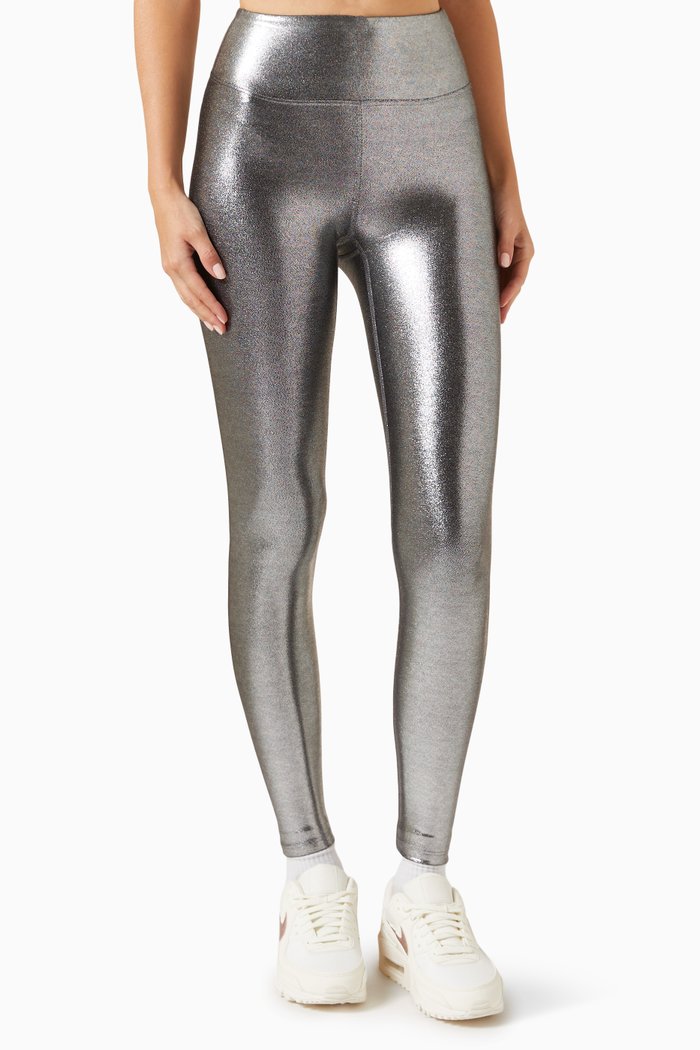 

Marvel Leggings in Metallic-nylon, Grey