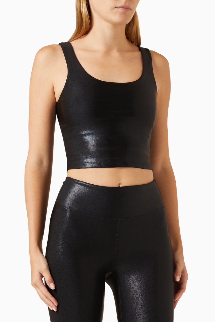 

Marvel Tank Top in Metallic-jersey, Black
