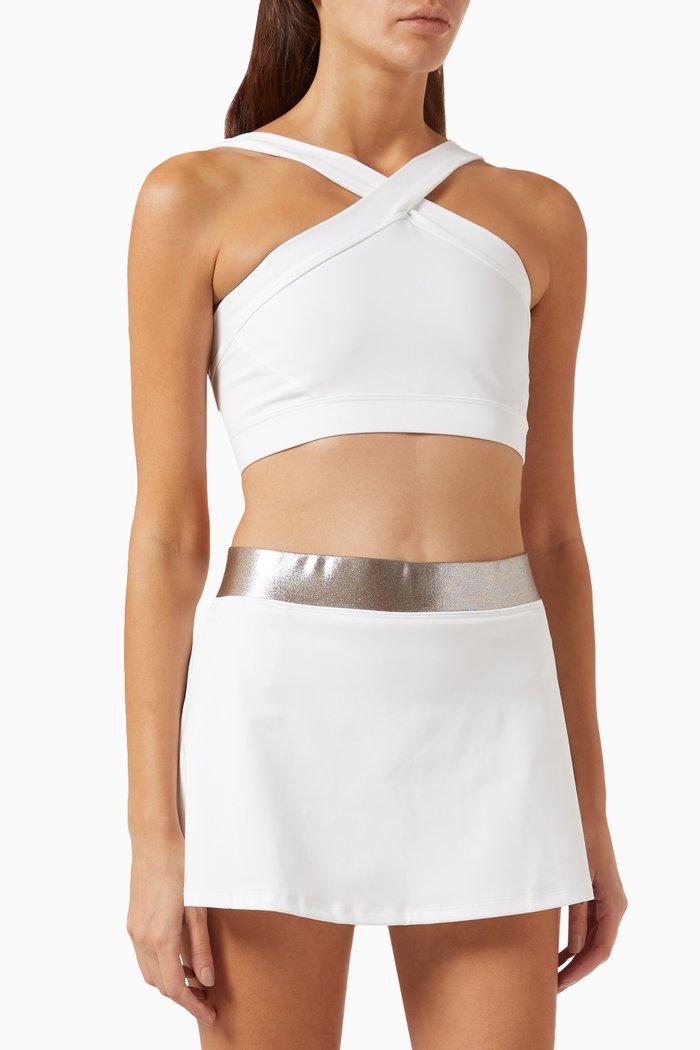 

X Sports Bra, White