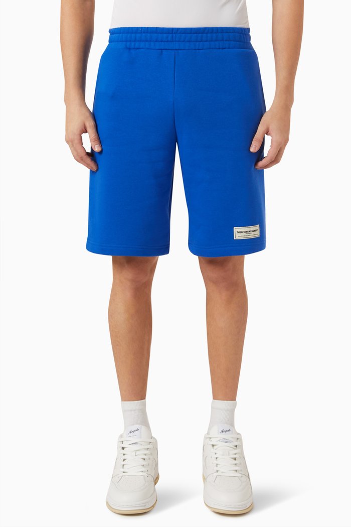 

10" Shorts in Organic Cotton-blend, Blue