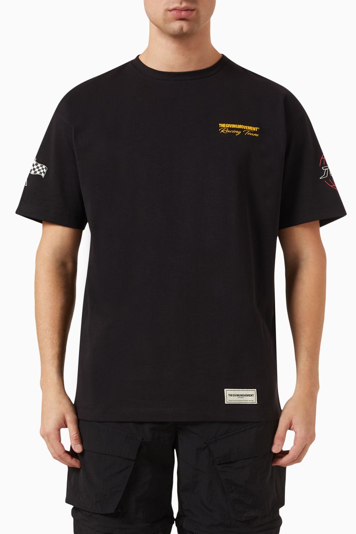 

Biker T-shirt in COTTONSEY100©, Black