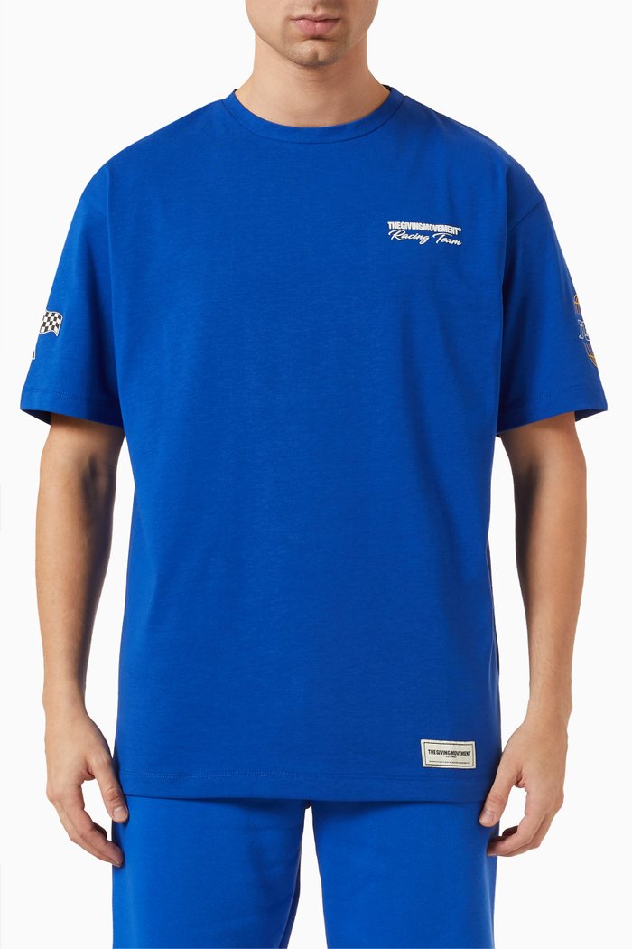 

Biker T-shirt in COTTONSEY100©, Blue