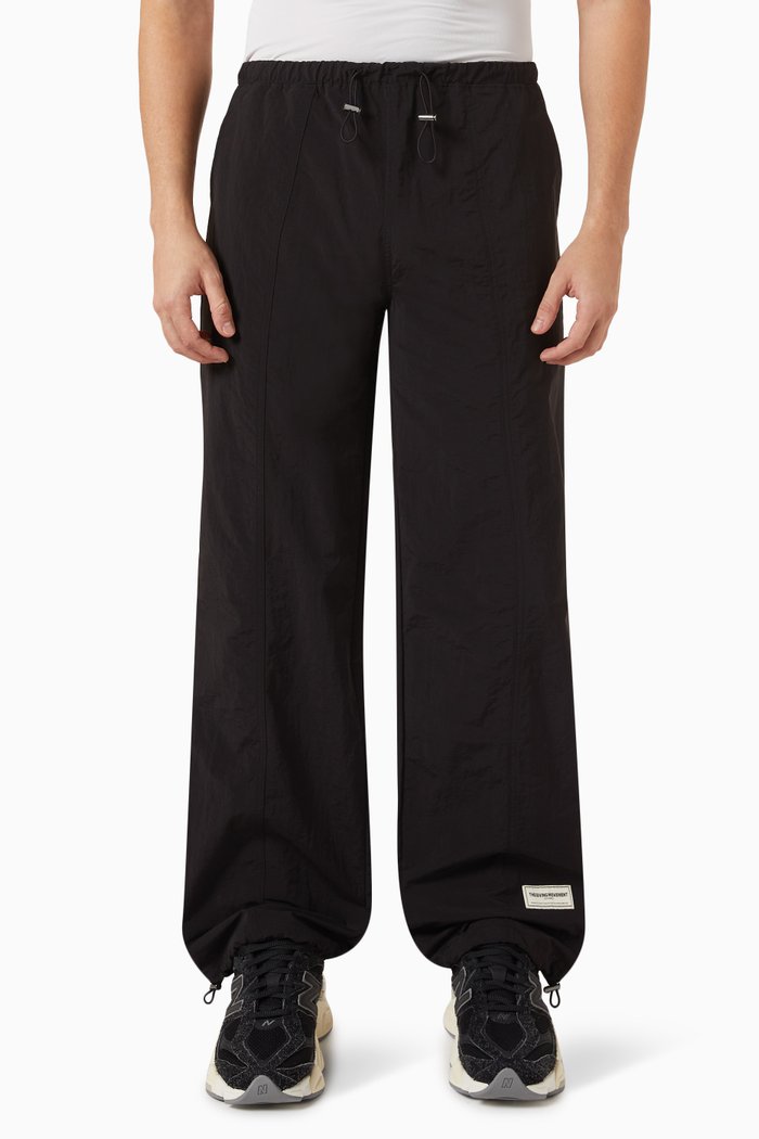 

31.5" Wide-leg Pants in Re-Shell100©, Black