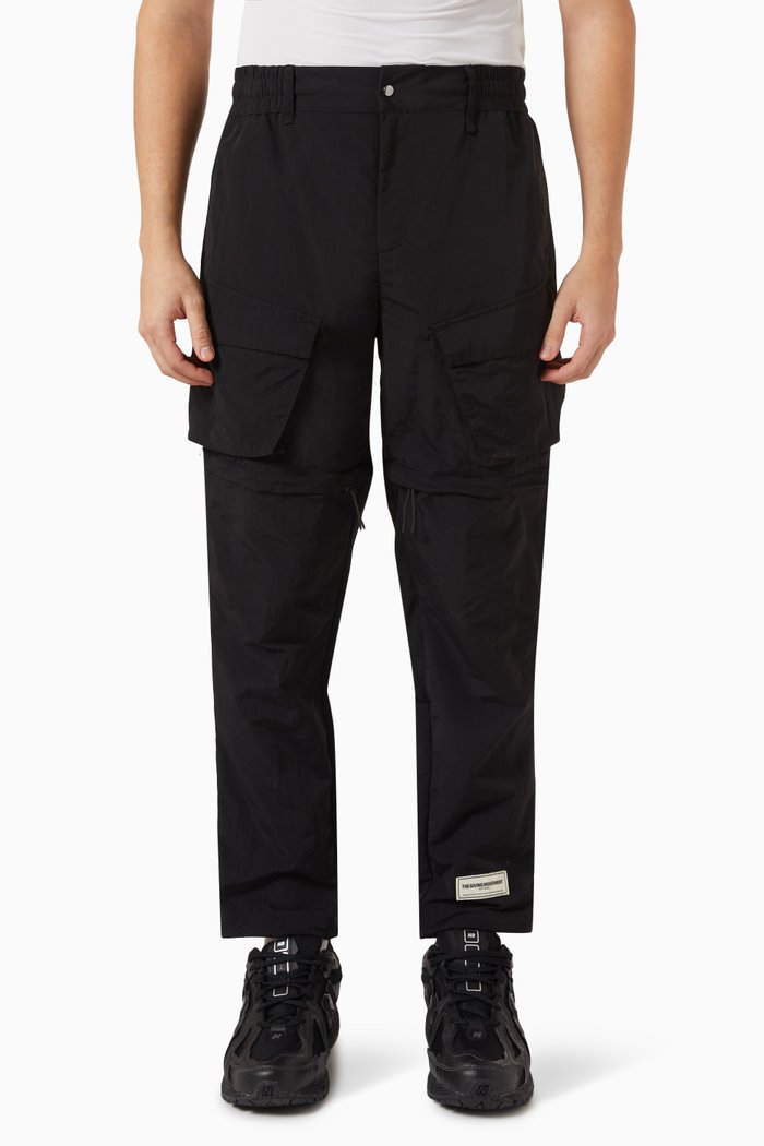 

Detachable 30" Cargo Pants in Re-Shell100©, Black