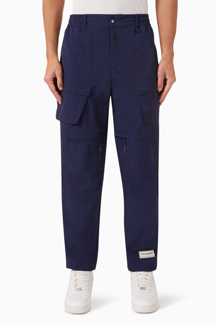

Detachable 30" Cargo Pants in Re-Shell100©, Blue