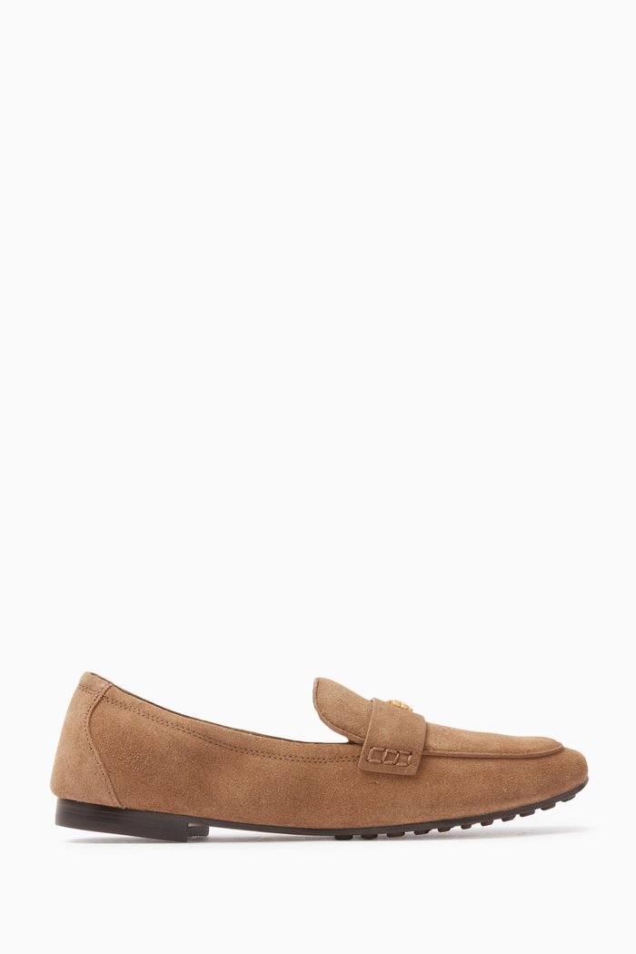 

Ballet Loafers in Suede, Brown