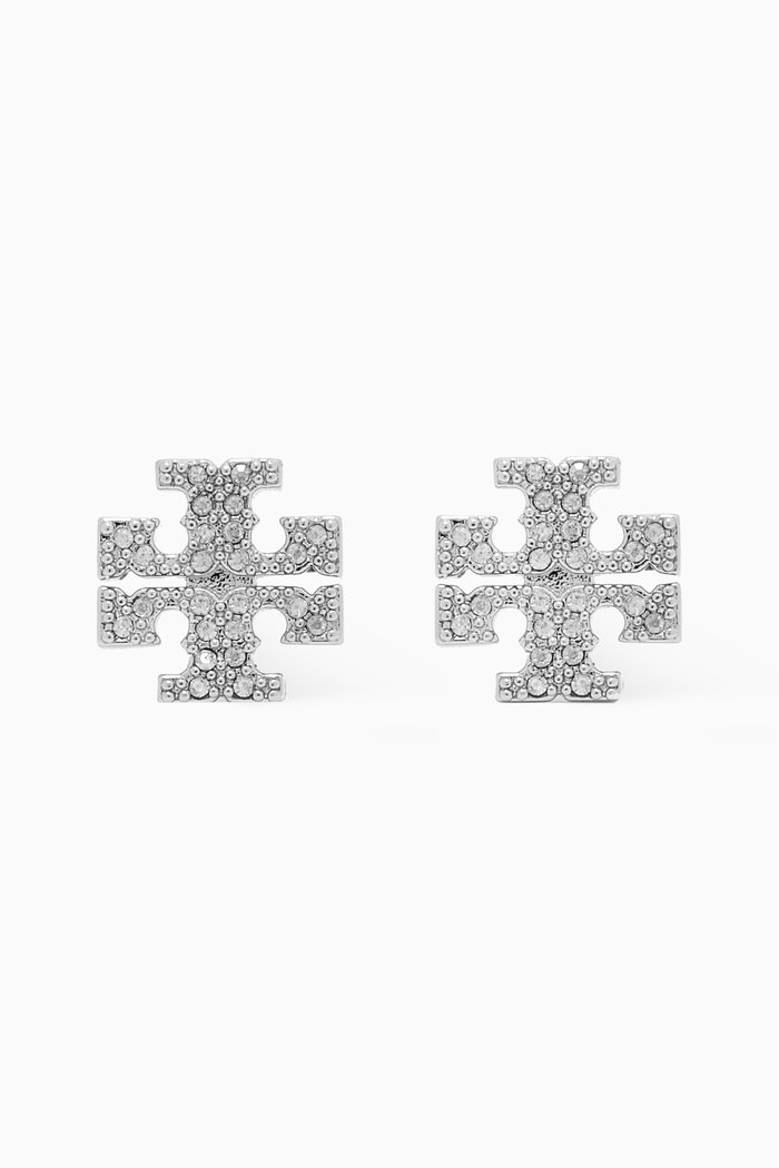 

Kira Pavé Crystal Stud Earrings in Metal, Gold