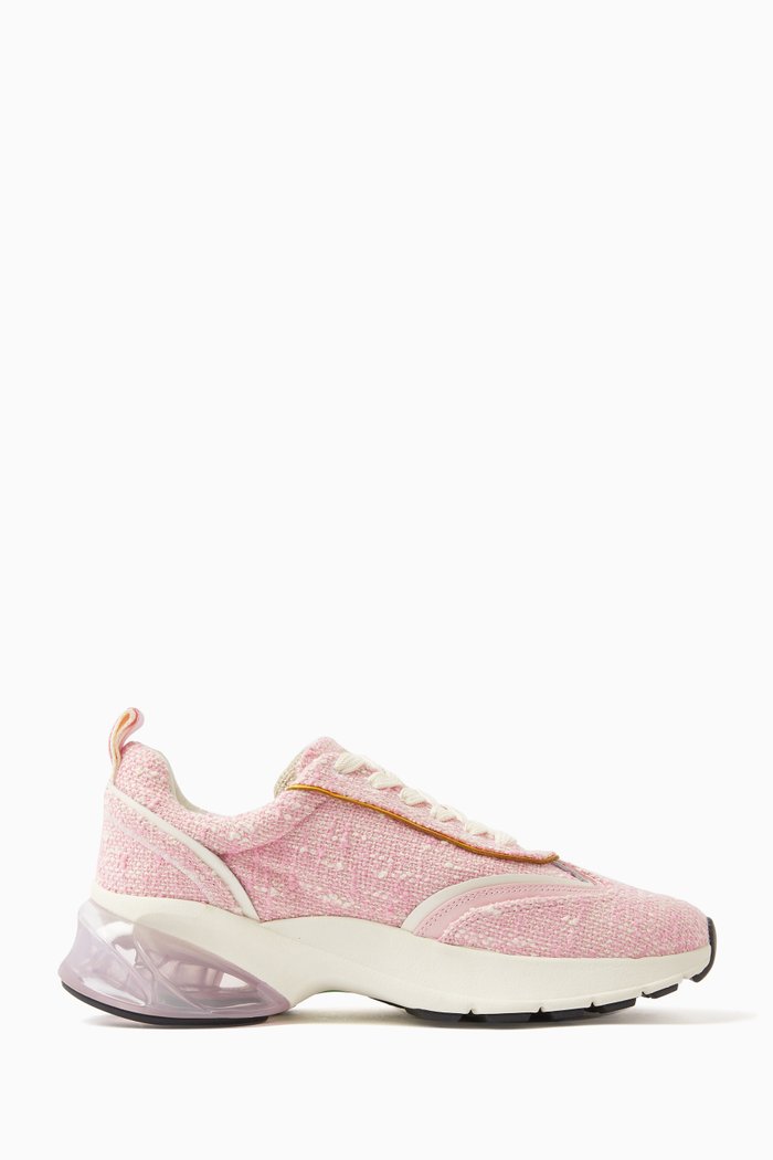 

Good Luck Sneakers in Tweed, Pink