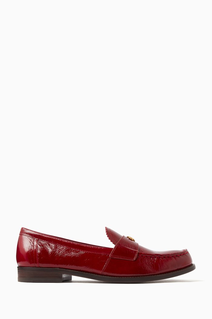 

Perry Loafers in Leather, Red