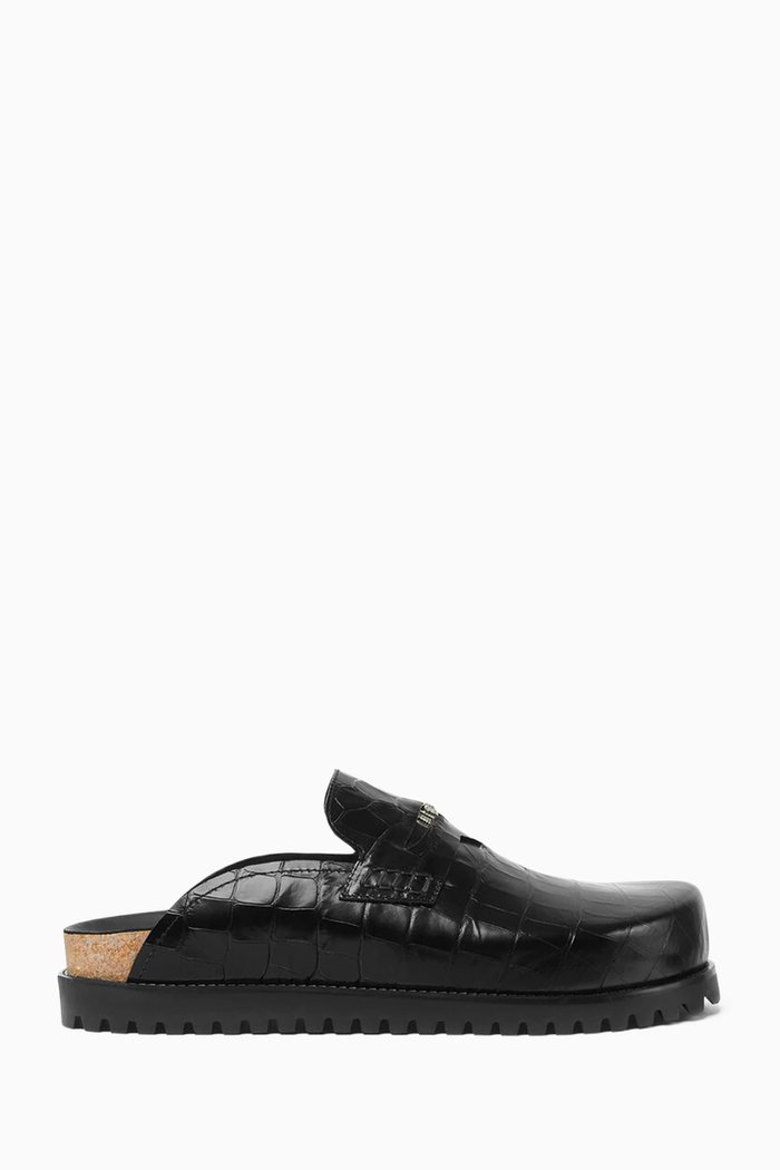 

Medusa Mules in Croc-embossed Leather, Multicolour