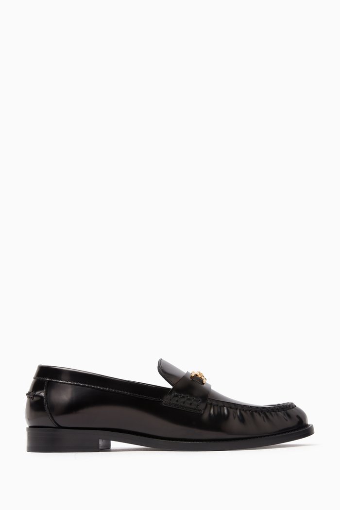 

La Medusa Loafers in Leather, Black