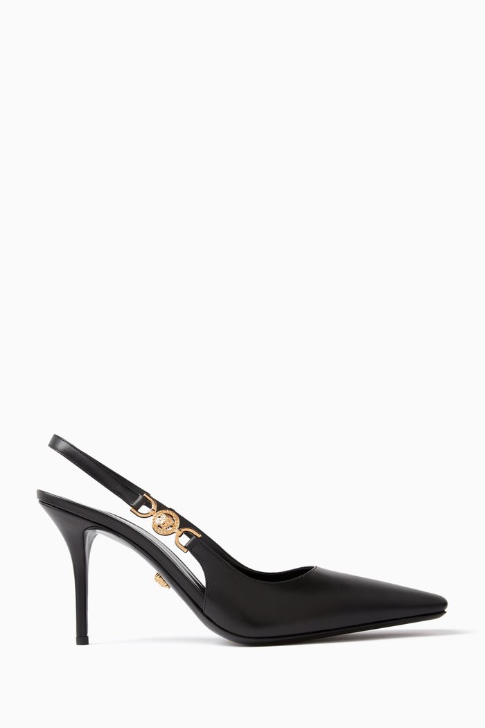 

Slingback Pumps in Leather, Multicolour