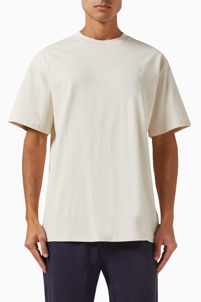 

MMQ Logo T-shirt in Jersey, White