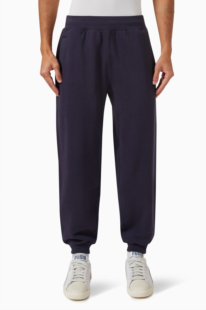 

MMQ Logo Sweatpants in Cotton-fleece, Blue
