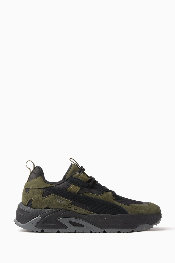 

RS-Trck Low-top Sneakers in Suede & Mesh, Grey