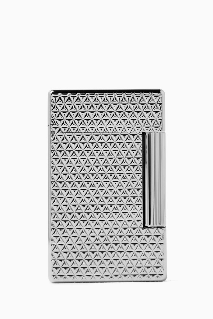 

Initial Firehead Lighter in Brass, Silver