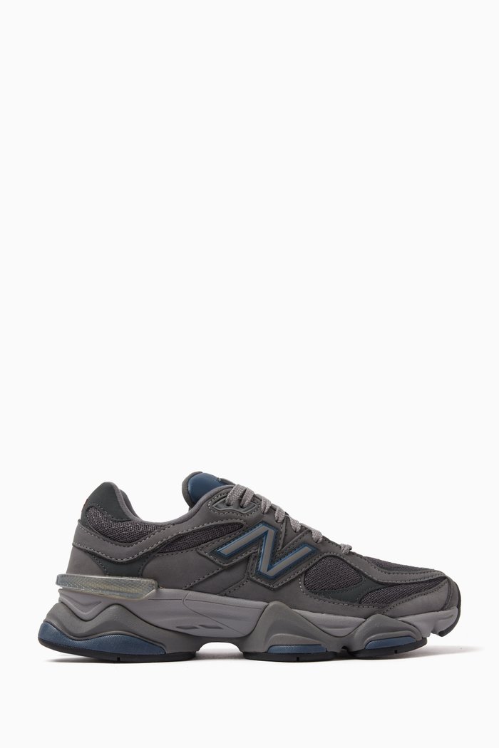 

9060 Low-top Sneakers in Mesh & Suede, Grey