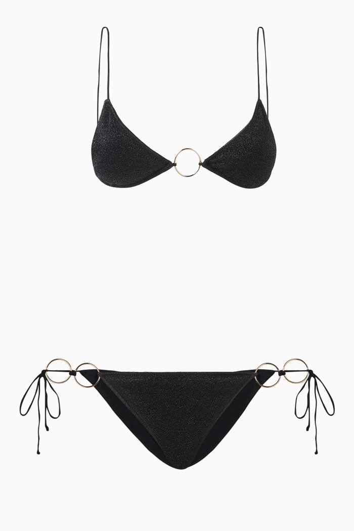 

Lumiere Ring Microkini Set, Black