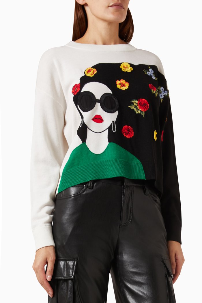 

Gleeson Sweater in Wool, White