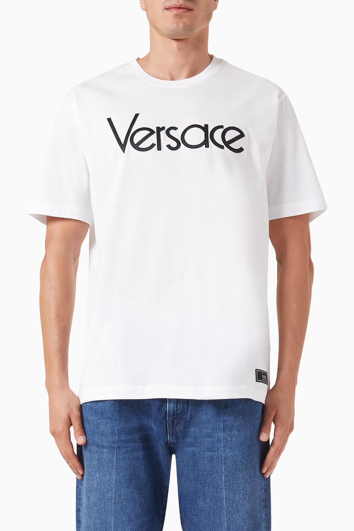1978 Re-edition Logo T-shirt in Cotton-jersey, White