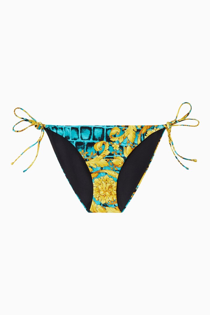

Baroccodile Bikini Bottoms in Nylon, Multicolour