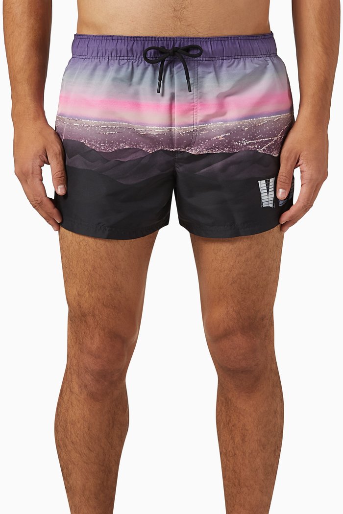 

Baroccodile Swim Shorts in Nylon, Multicolour