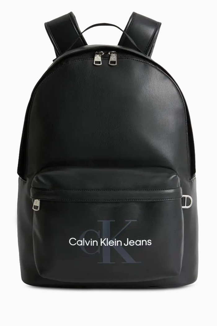 

Logo Backpack in Polyutherane, Black