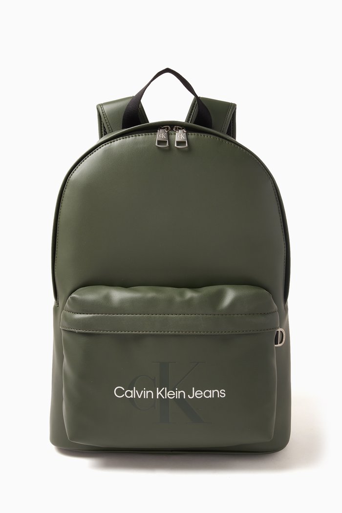 

Logo Backpack in Polyutherane, Green