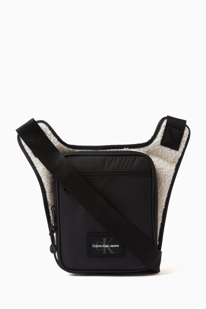 

Sports Essentials Reporter Bag in Faux Leather, Neutral