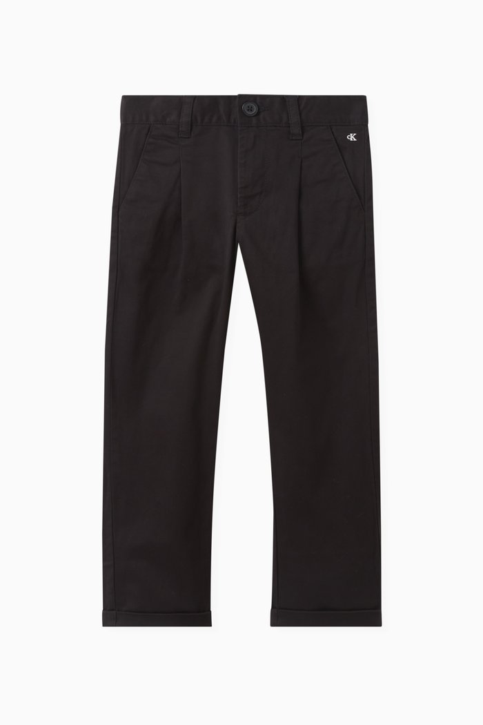 

Ceremony Straight-leg Fit in Cotton, Black