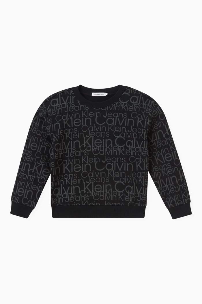 

Glow in The Dark Sweatshirt in Jersey, Black