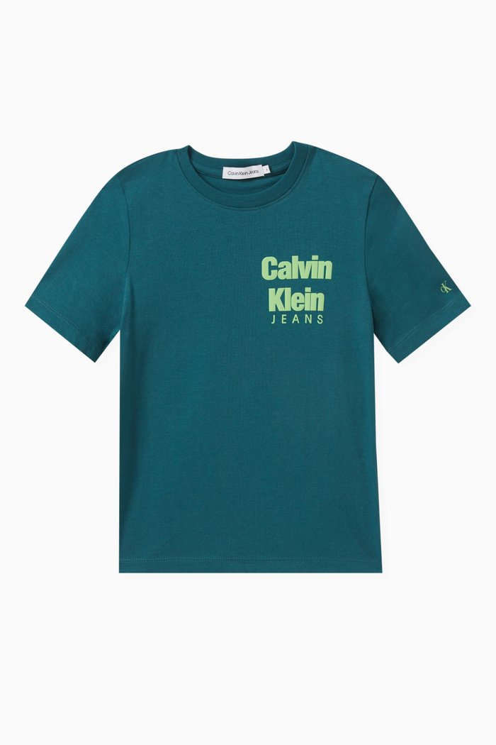 

Logo T-shirt in Cotton-jersey, Green