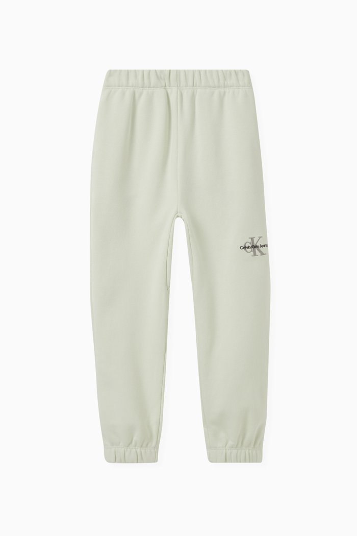 

Monogram Sweatpants in Organic Cotton Blend, Green