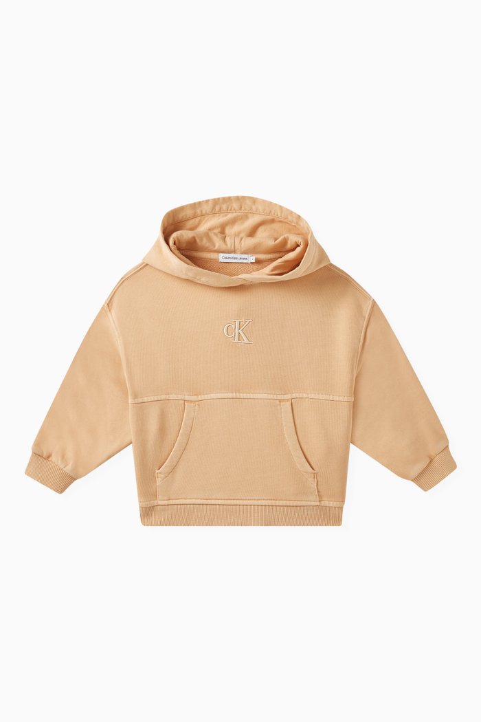 

Logo-embroidered Hoodie in Cotton, Pink