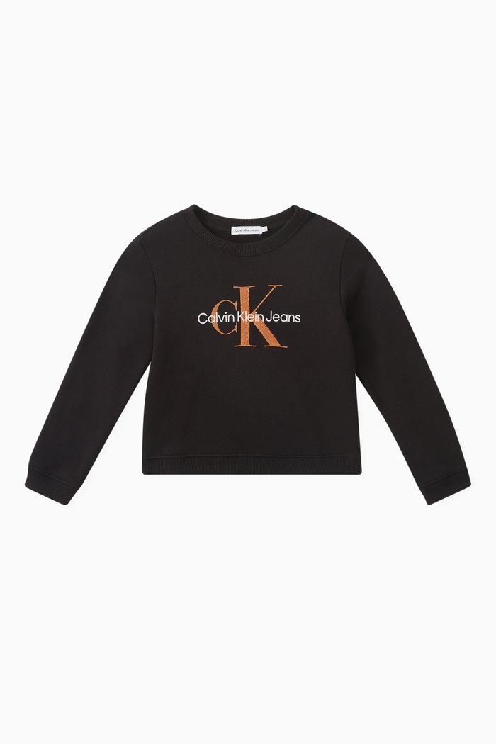 

Logo-print Sweatshirt in Cotton, Black