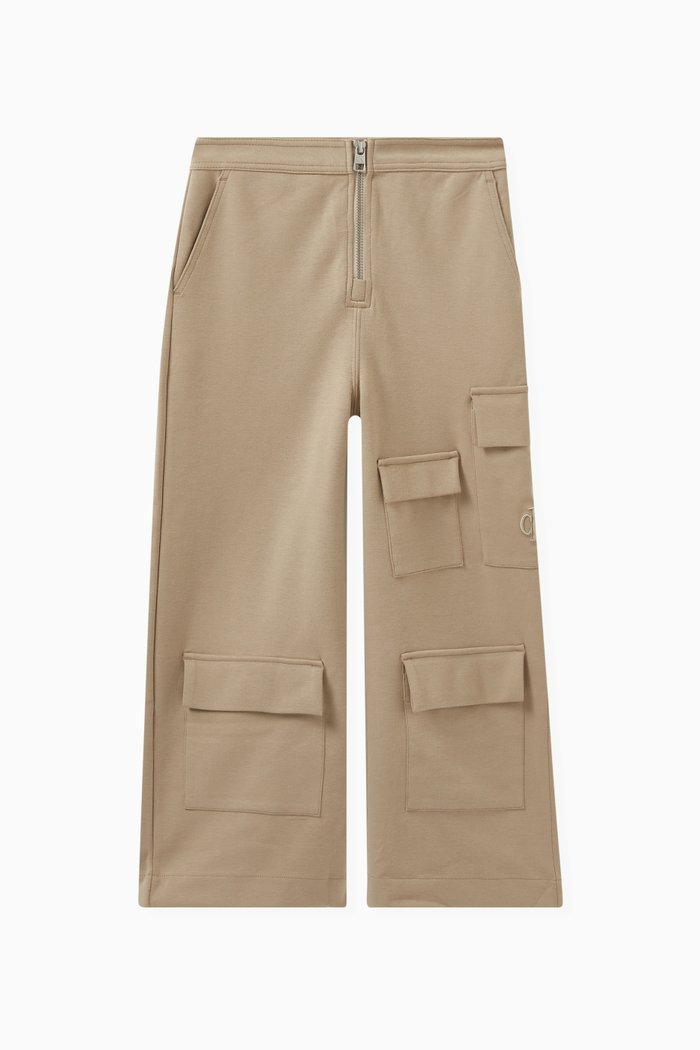 

Spacer Cargo Pants in Organic-cotton, Neutral