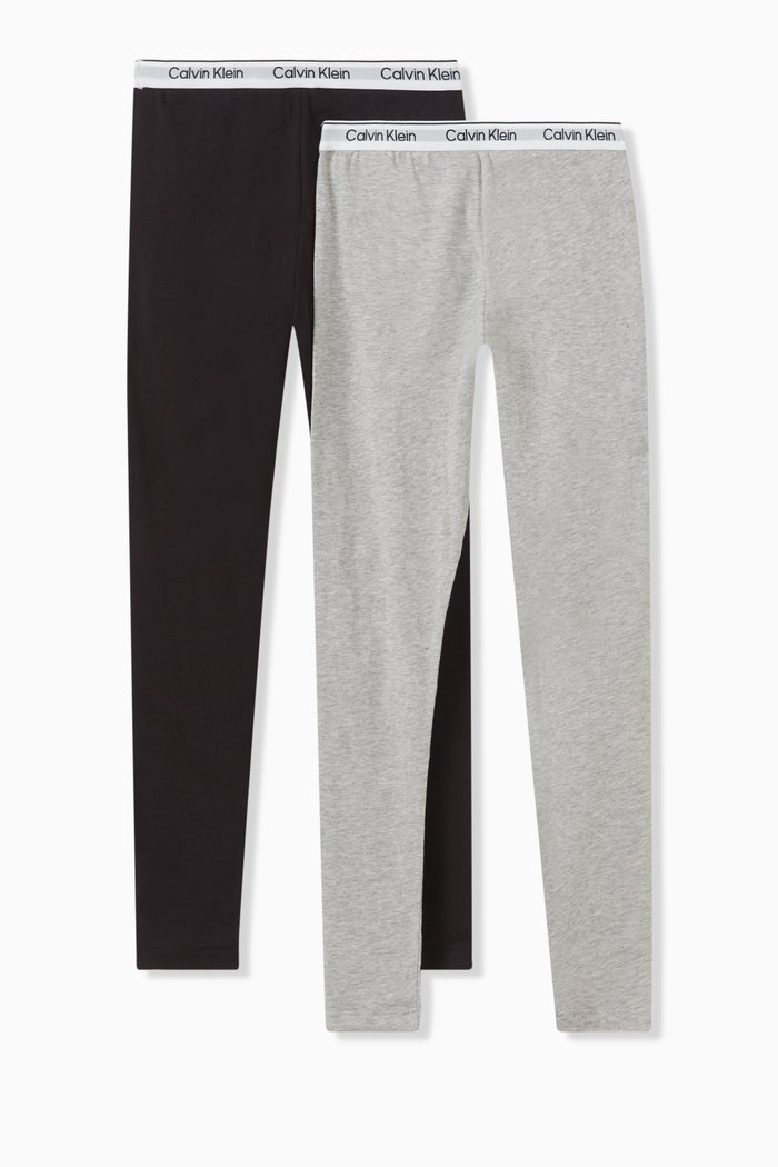 

Logo Leggings in Cotton, Set of 2, Multicolour