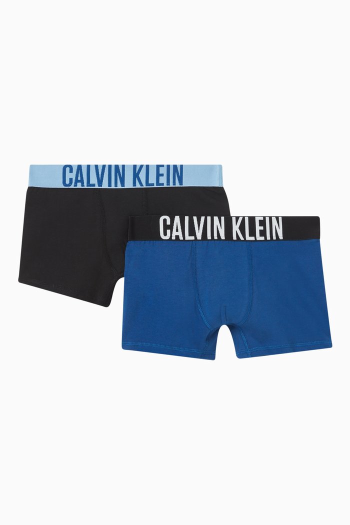 

Logo Trunks in Cotton, Set of 2, Multicolour