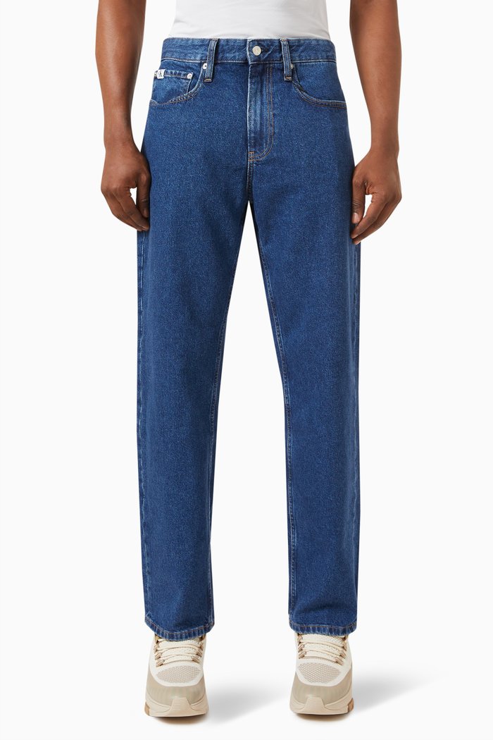 90's Straight-fit Jeans in Denim, Blue