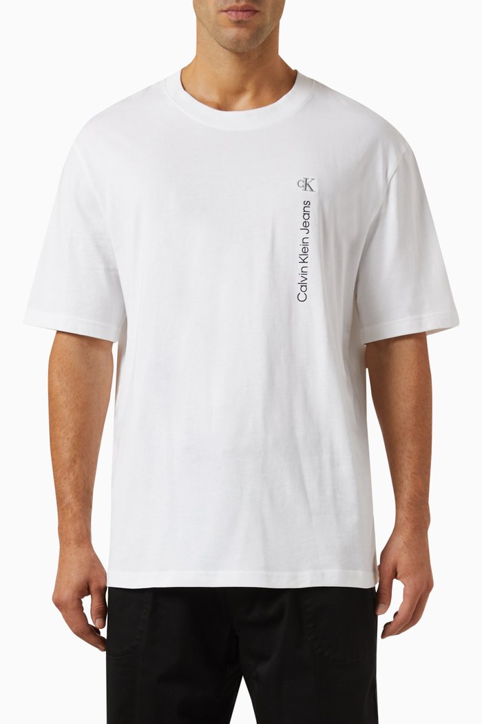 

Oversized-fit T-shirt in Cotton-jersey, White
