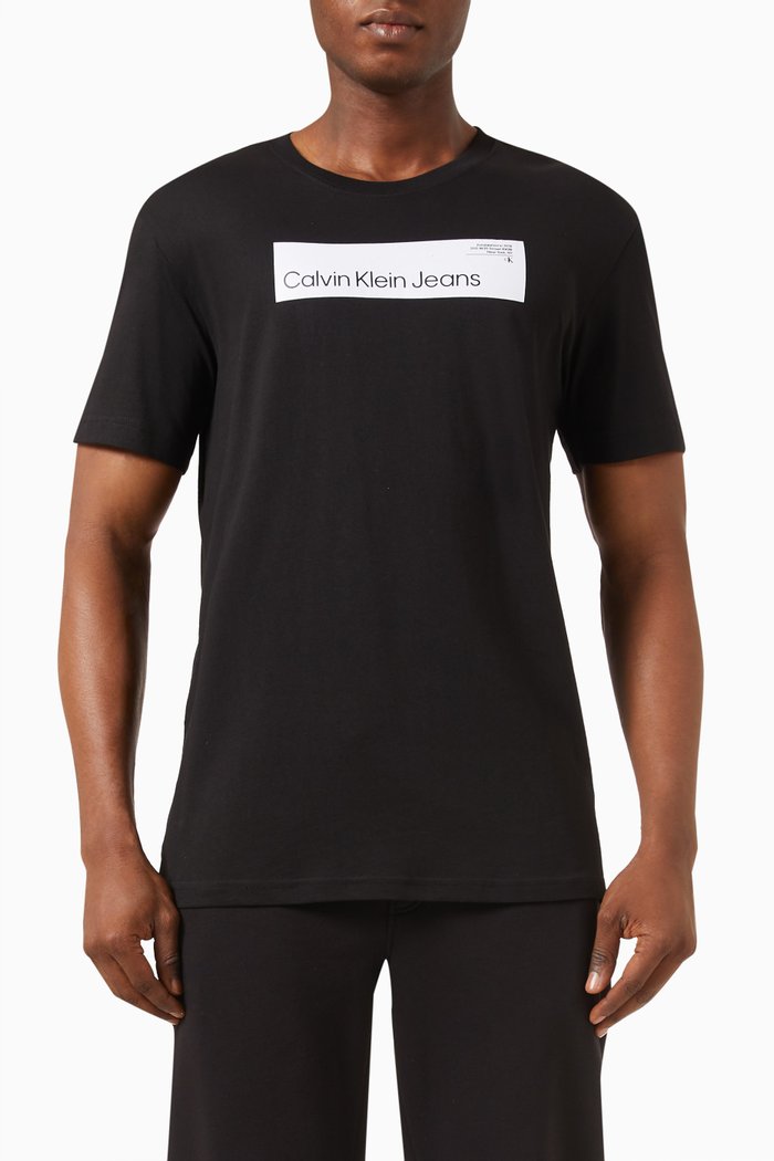 

Box Logo T-shirt in Cotton-jersey, Black