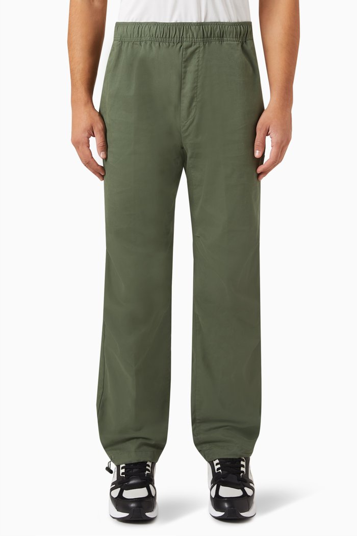 Utility Pants in Cotton Blend, Green