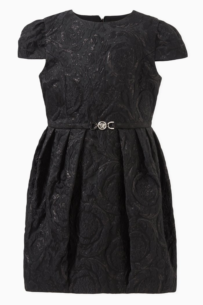 

Medusa-detail Dress in Polyester, Black