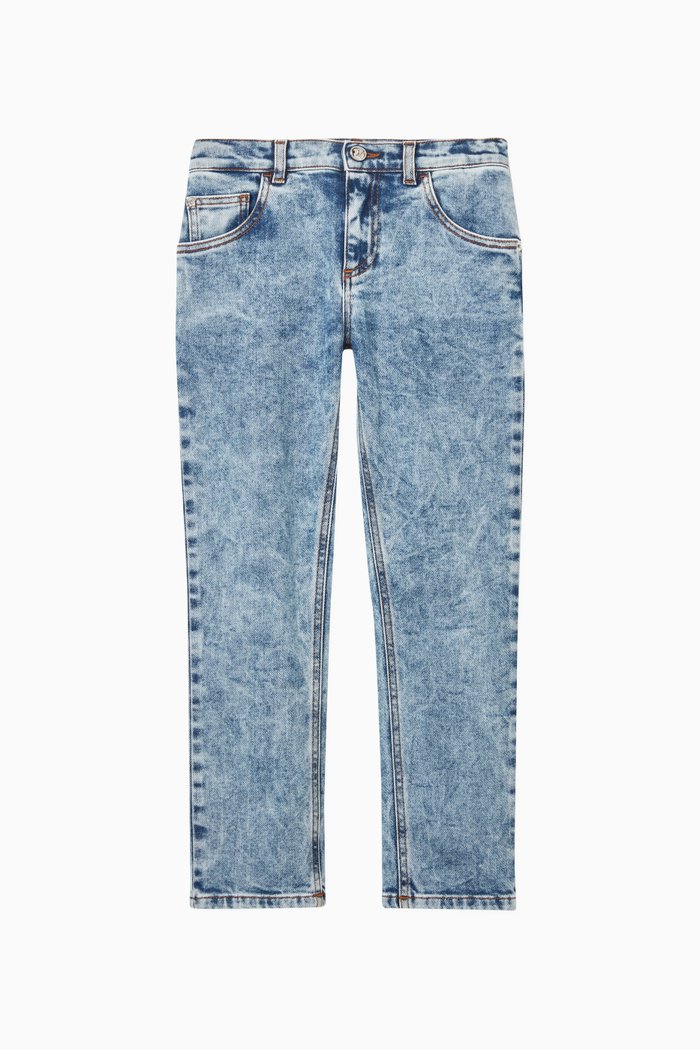 

Acid-wash Jeans in Denim, Blue
