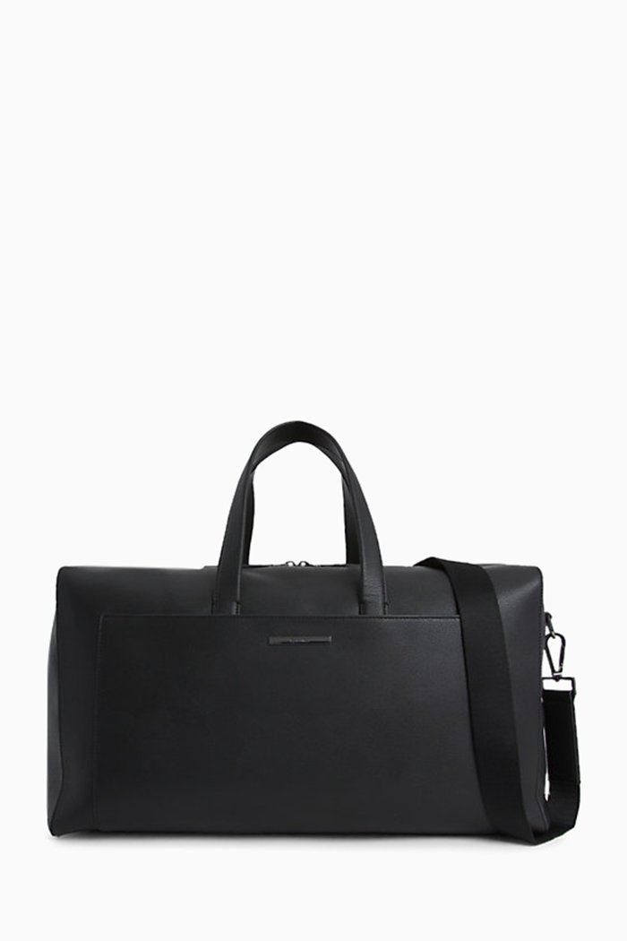 

Duffle Bag in Faux Leather, Black