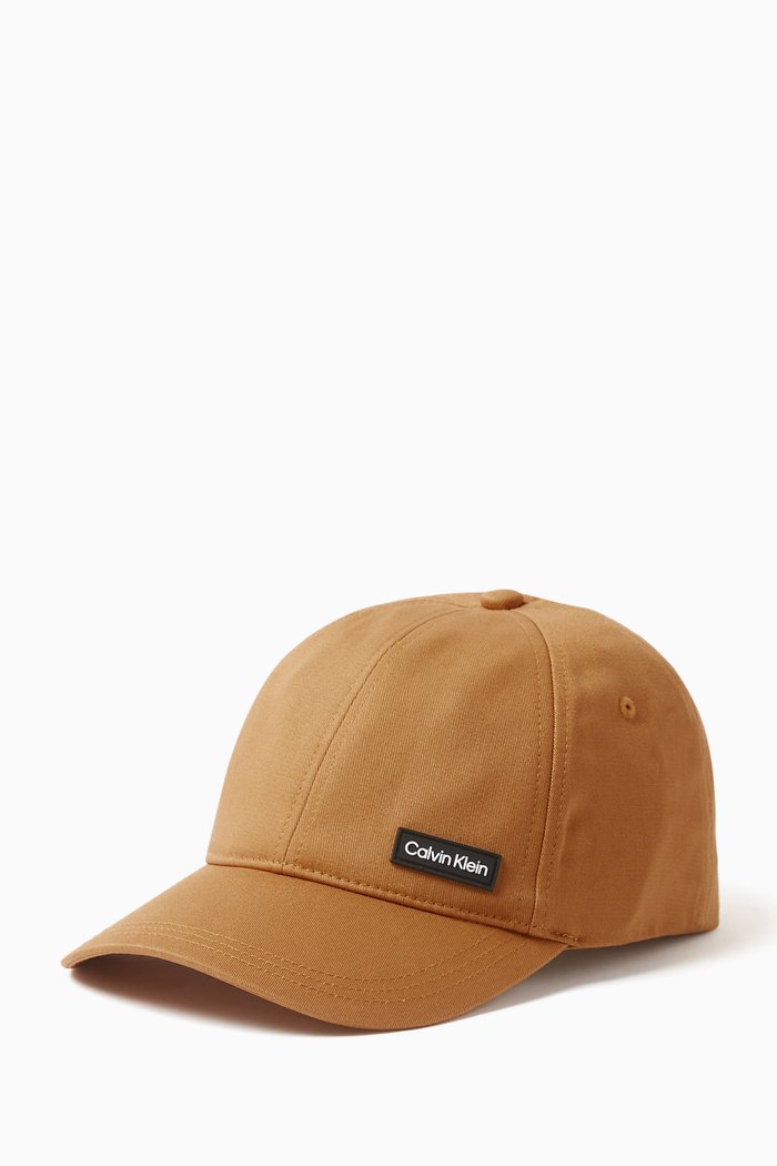 

Essential Logo Patch Baseball Cap in Cotton, Yellow